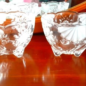 Mikasa snowflake ❄ tealight holders set of 2 open to offers ⭐